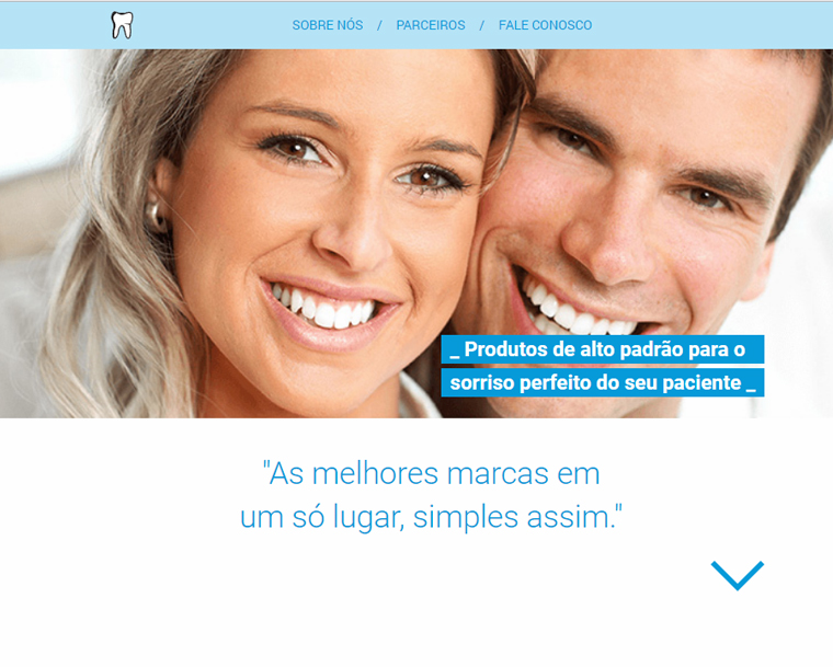 Desenvolvimento de site Dental Progresso